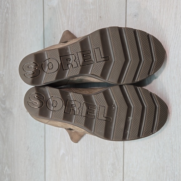 Sorel Women Ankle Leather Joan of Arctic Hidden Boots shoes sz 6.5 - Picture 12 of 13